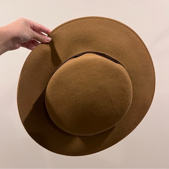 Vintage Wool Brim Hat Bow - Picture 4 of 7